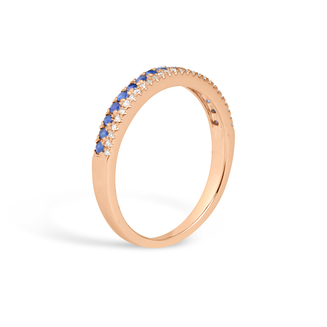 Sapphire & Diamond Duet Band