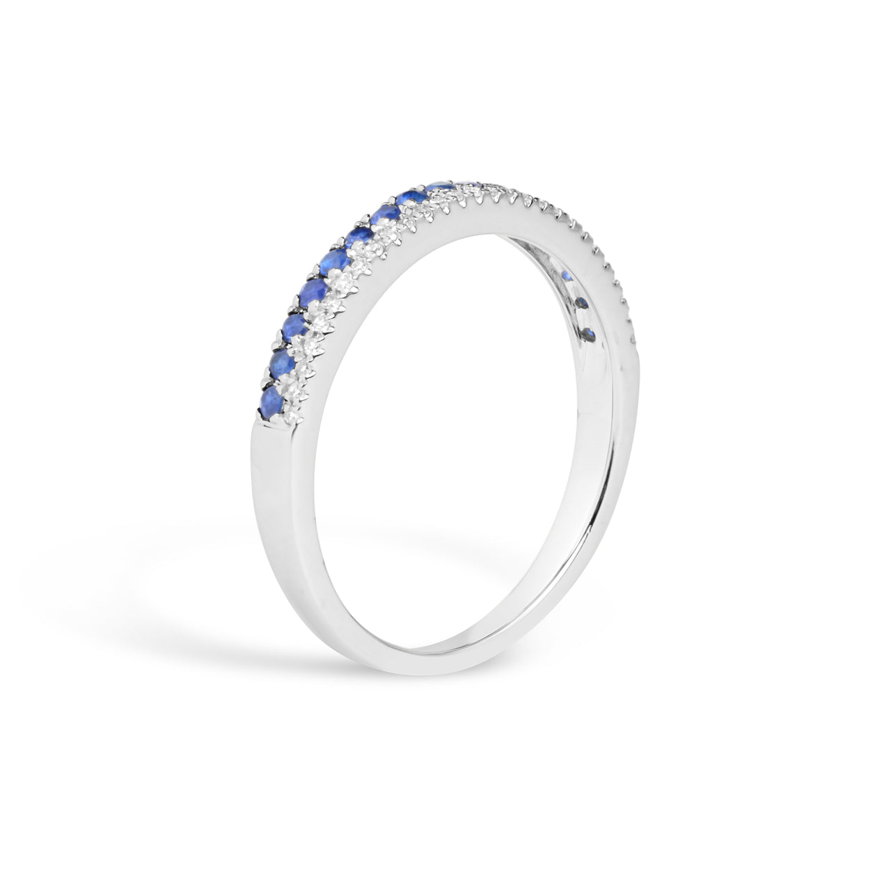Sapphire & Diamond Duet Band