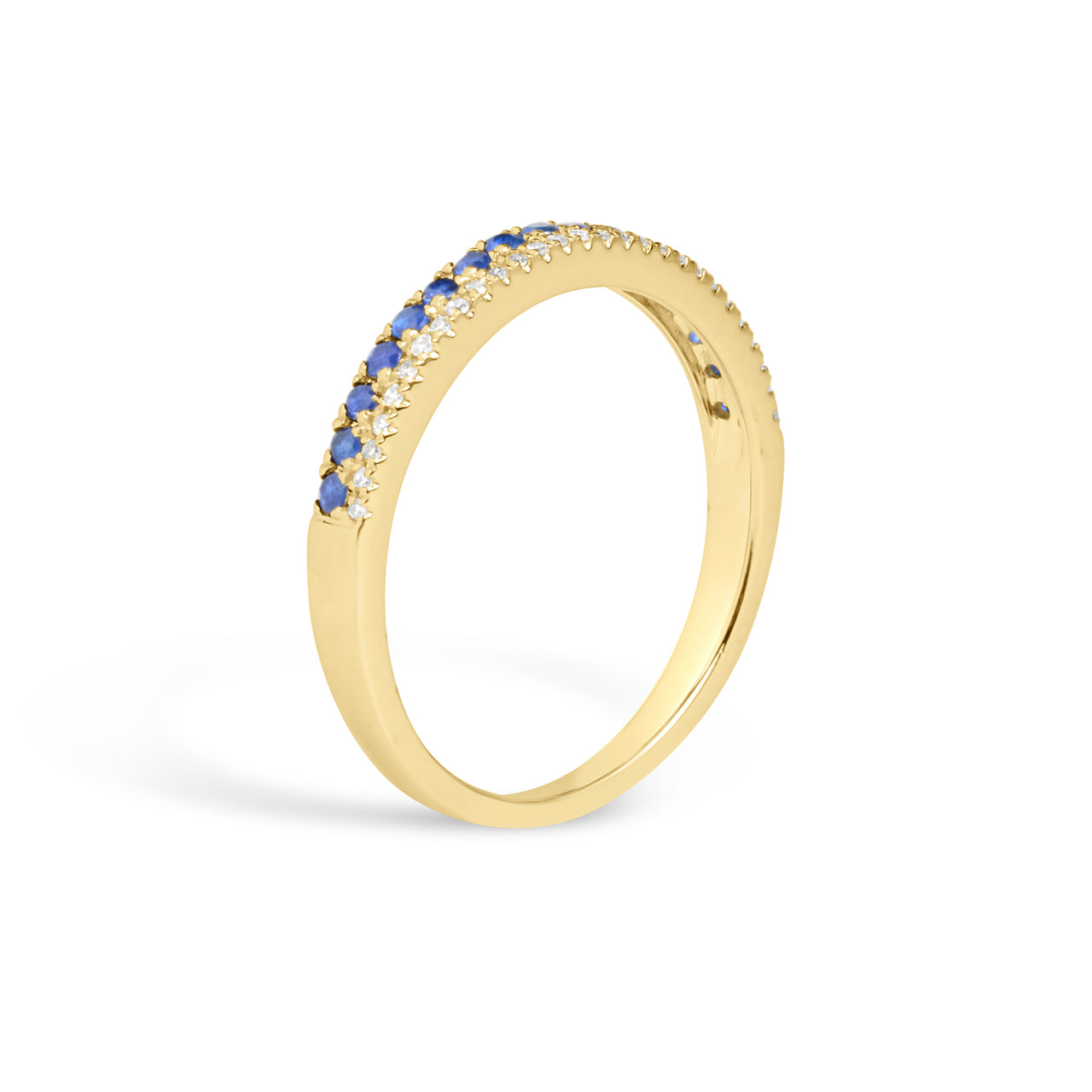 Sapphire & Diamond Duet Band