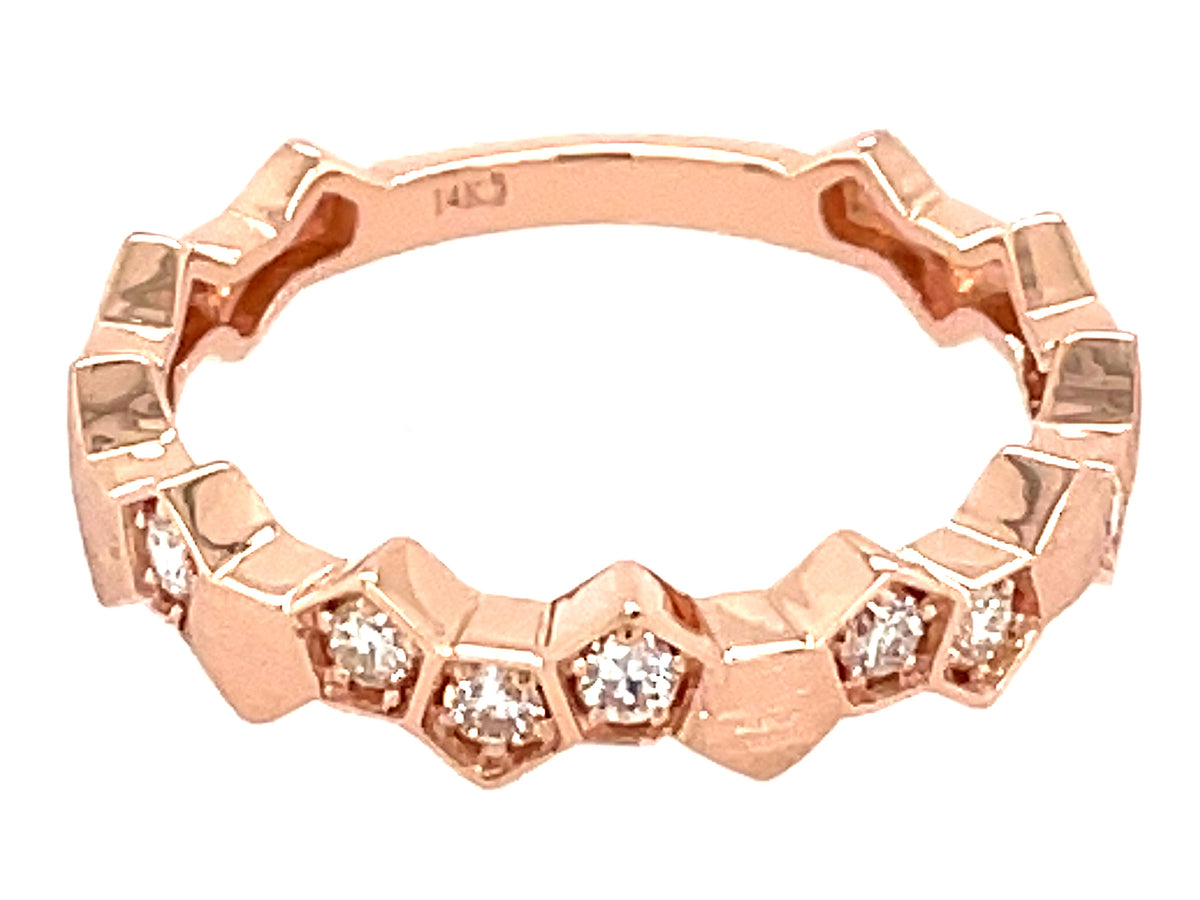 DIAMOND PENTAGON RING