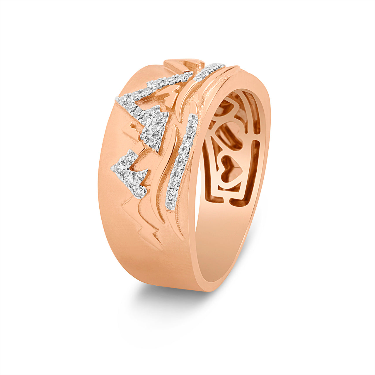 Diamond Mountain Peaks Tapered Cigar Band