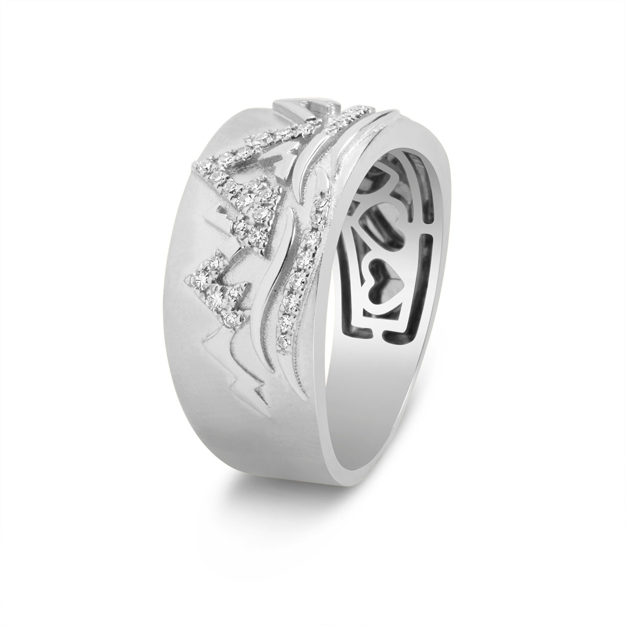 Diamond Mountain Peaks Tapered Cigar Band