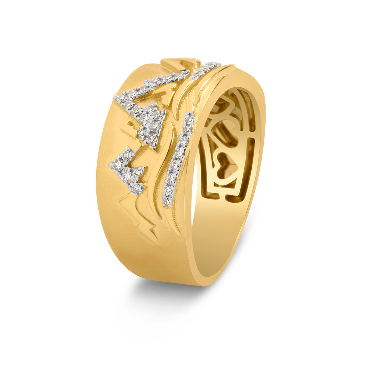 Diamond Mountain Peaks Tapered Cigar Band