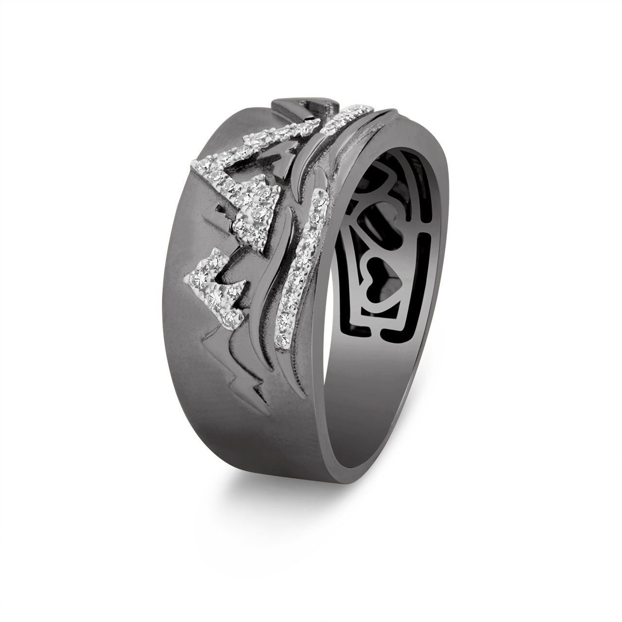 Diamond Mountain Peaks Tapered Cigar Band