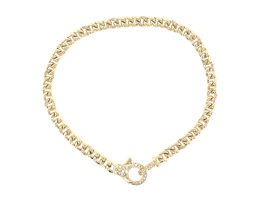 DIAMOND LOBSTER CLASP BRACELET
