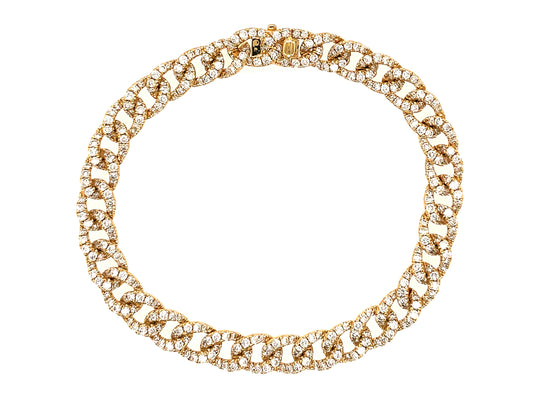 DIAMOND LINK BRACELET, 6.5"
