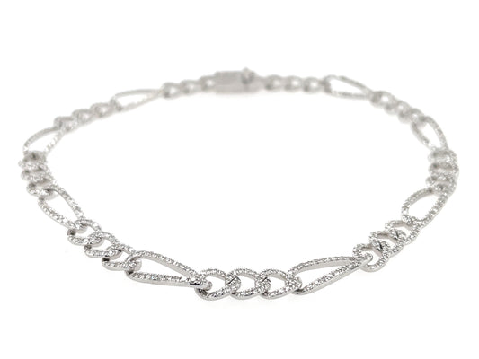 DIAMOND PAVE LINK BRACELET