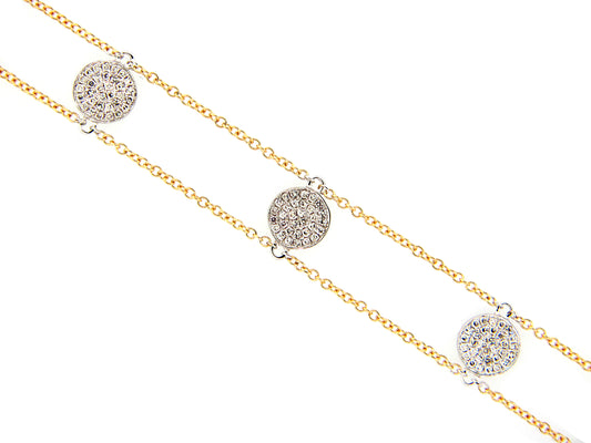 DIAMOND BRACELET, 14KT (N)