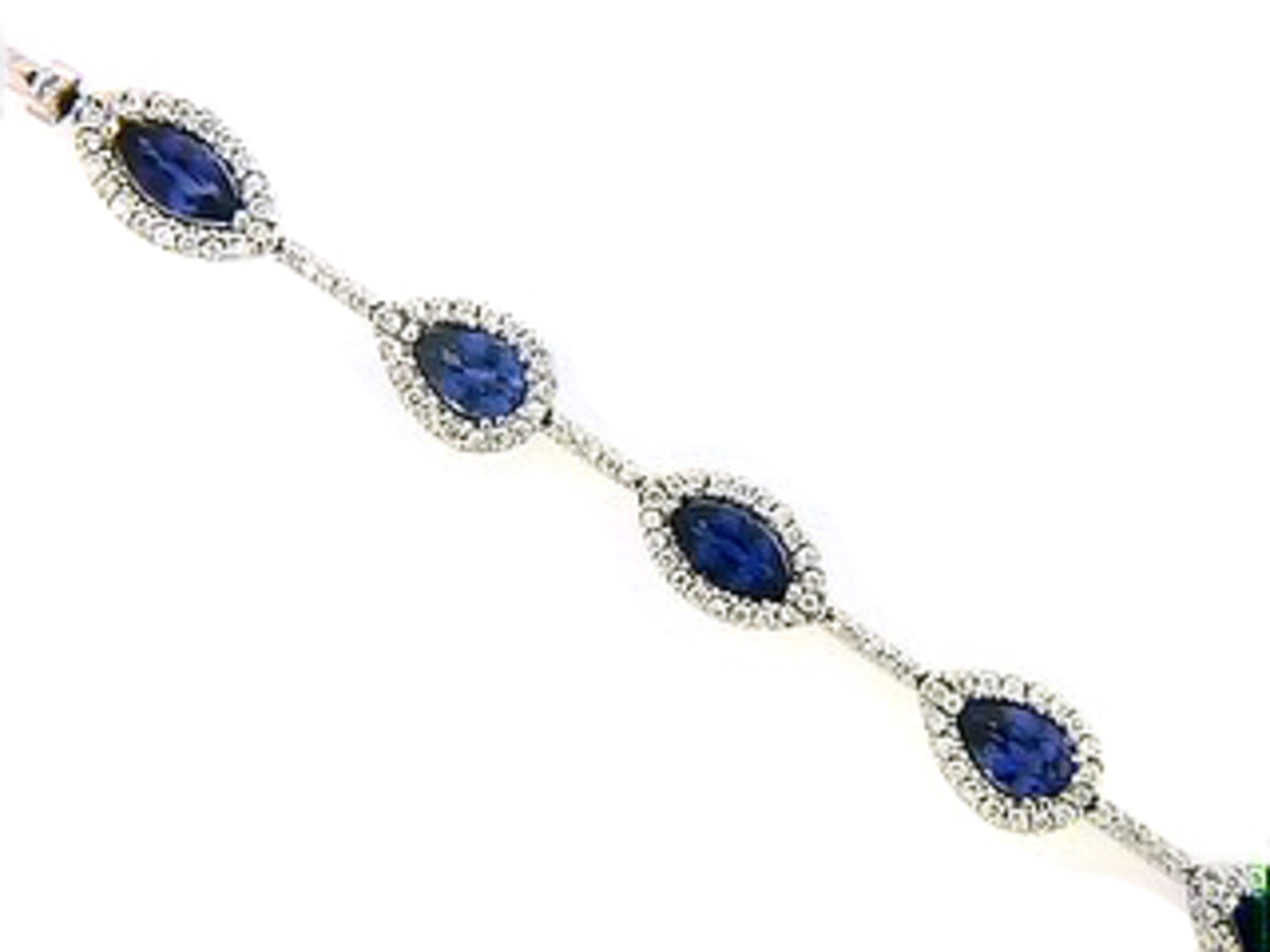 SAPPHIRE & DIAMOND BRACELET