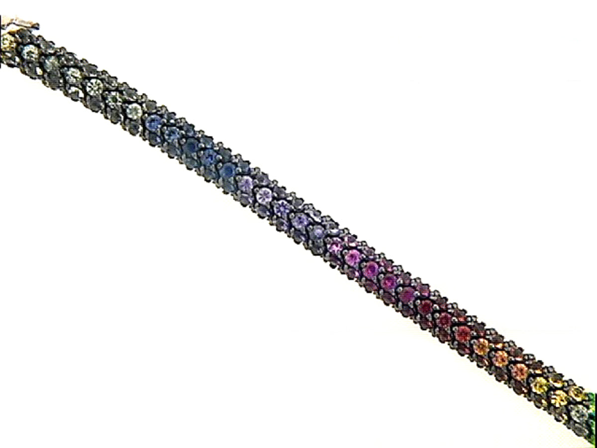 RAINBOW SAPPHIRE BRACELET