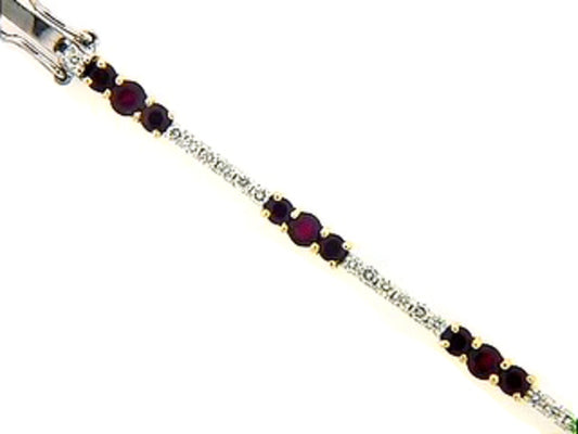 RUBY & DIAMOND BRACELET