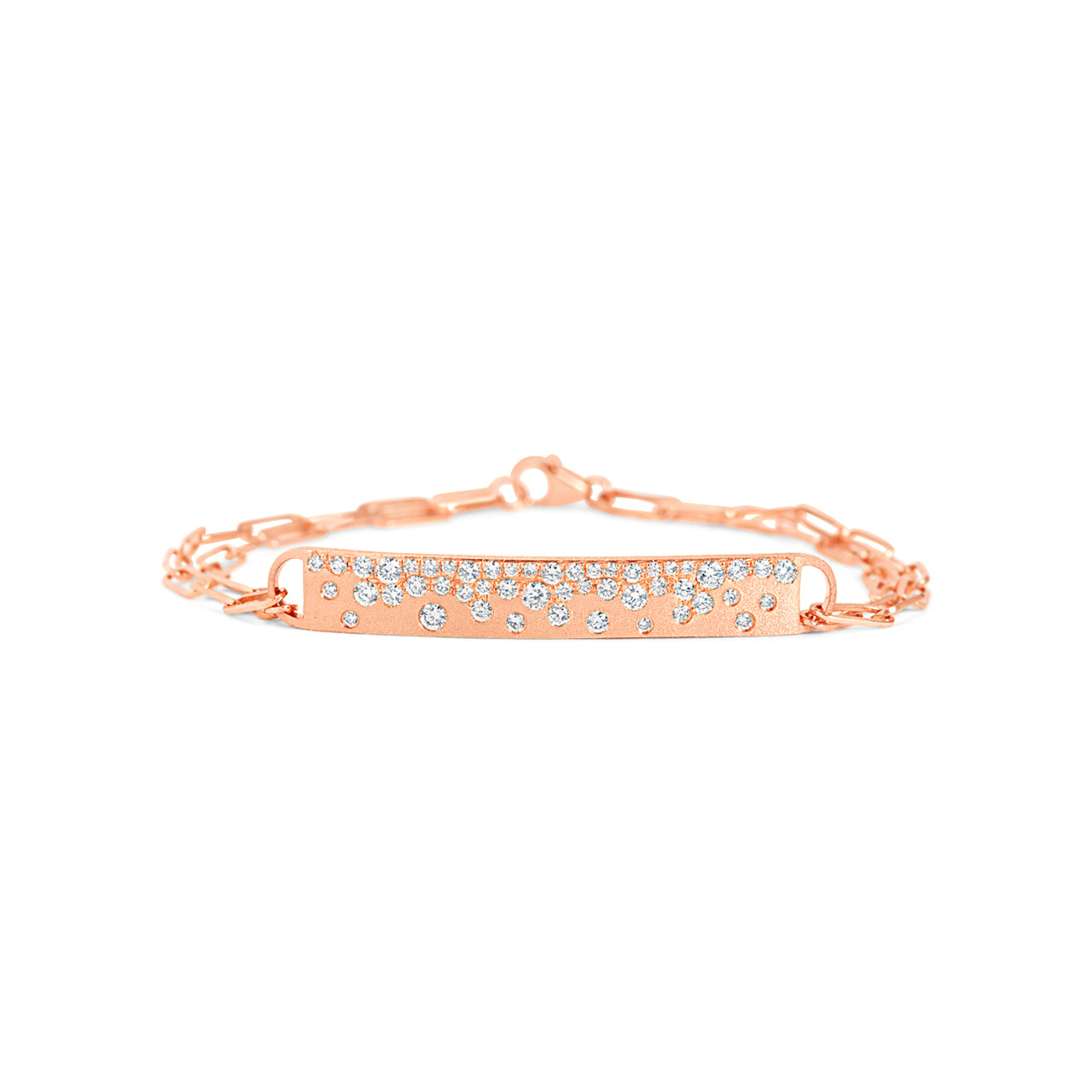 Diamond Confetti ID Bar Bracelet