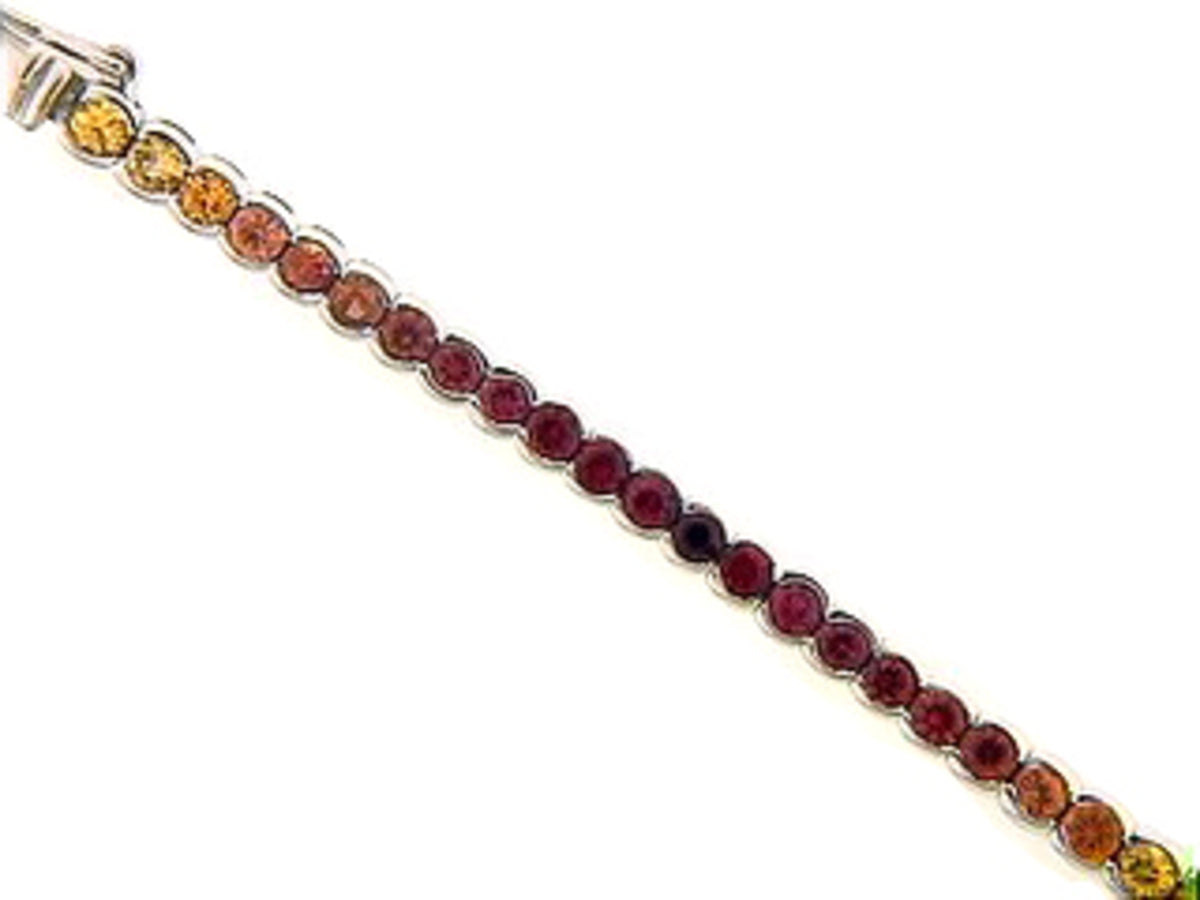 ORANGE SAPPHIRE BRACELET