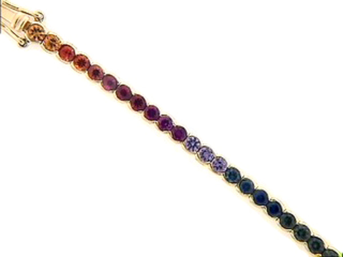 RAINBOW SAPPHIRE BRACELET