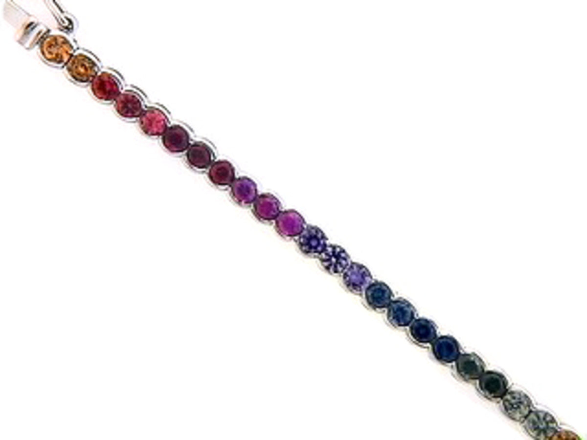 RAINBOW SAPPHIRE BRACELET