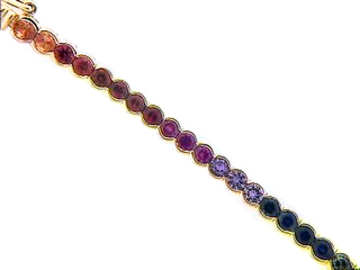 RAINBOW SAPPHIRE BRACELET