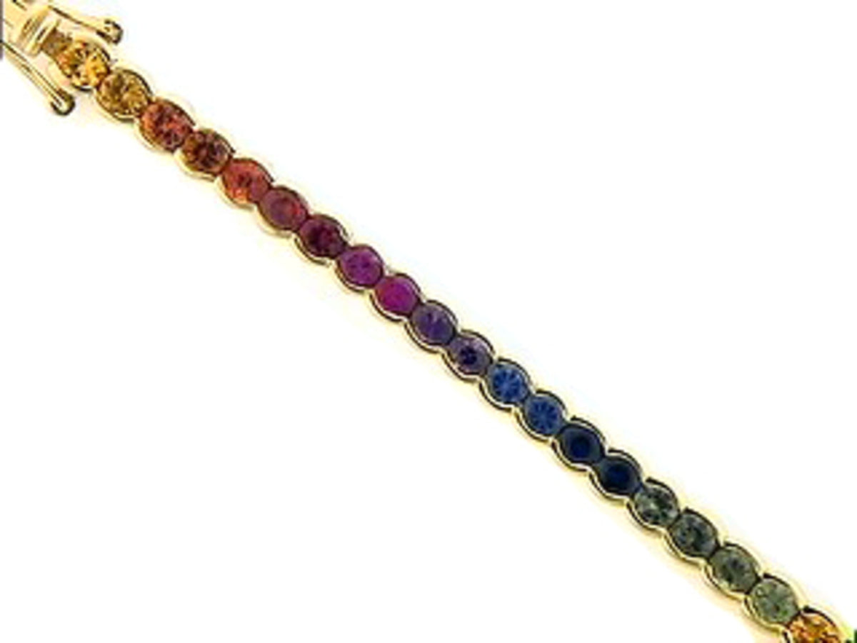 RAINBOW SAPPHIRE BRACELET