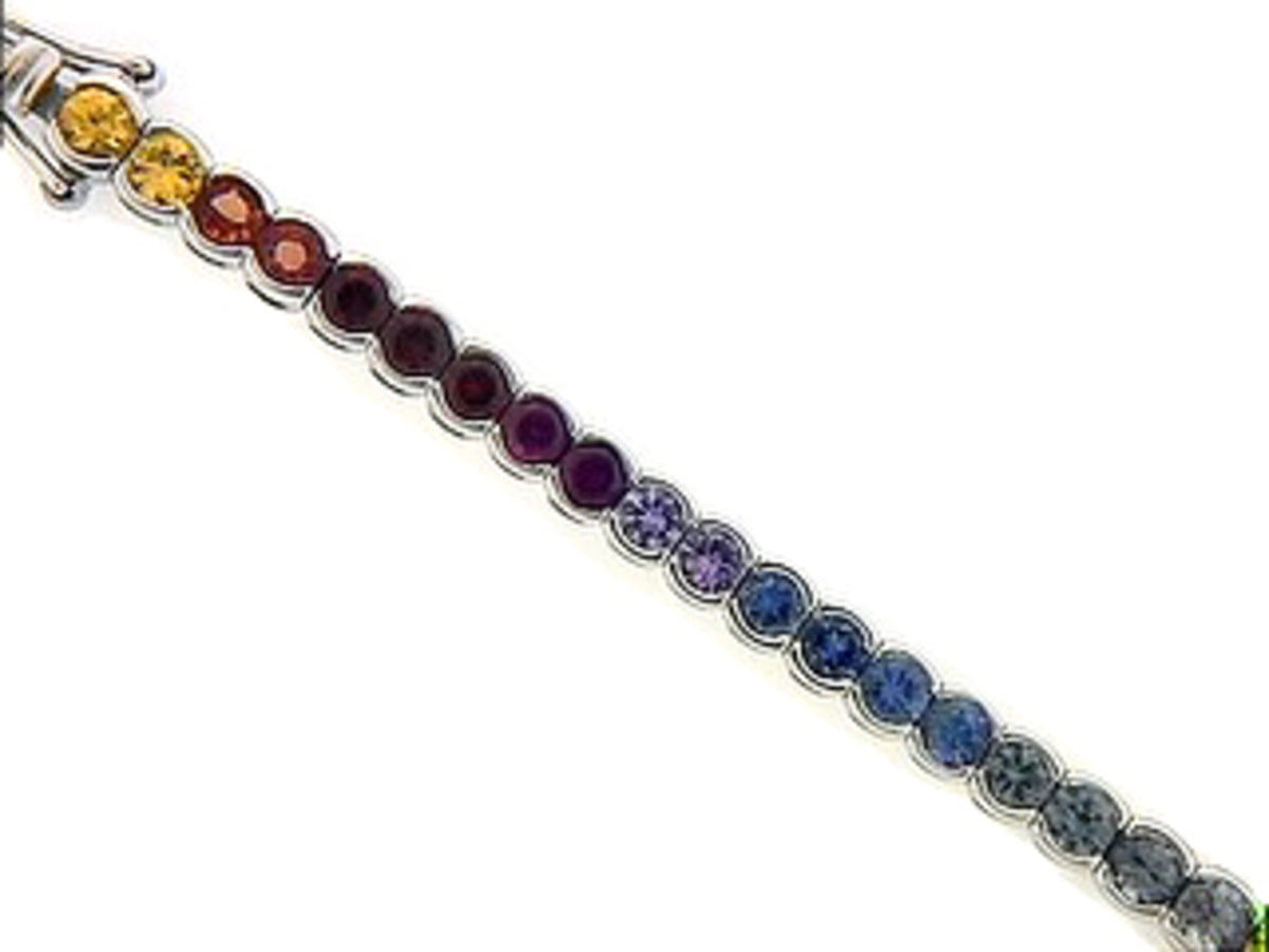 RAINBOW SAPPHIRE BRACELET