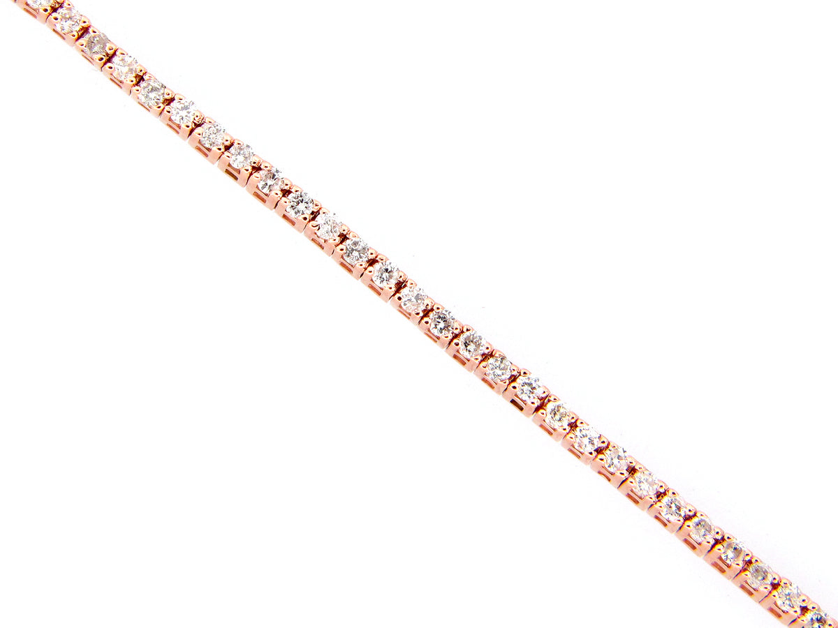 DIAMOND BRACELET, 14KR (N)
