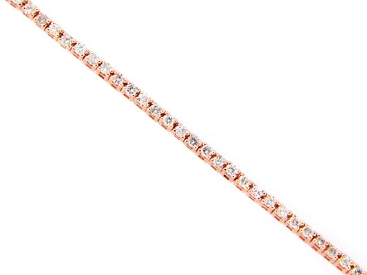 DIAMOND BRACELET, 14KR (N)