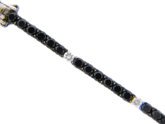 BLACK & WHITE DIAMOND BRACELET