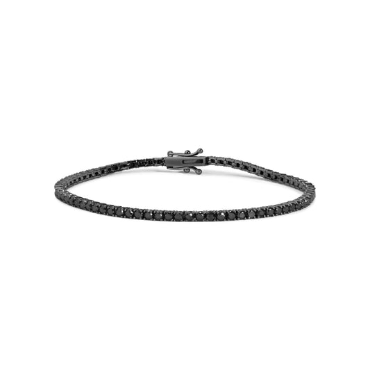 Black Diamond Tennis Bracelet