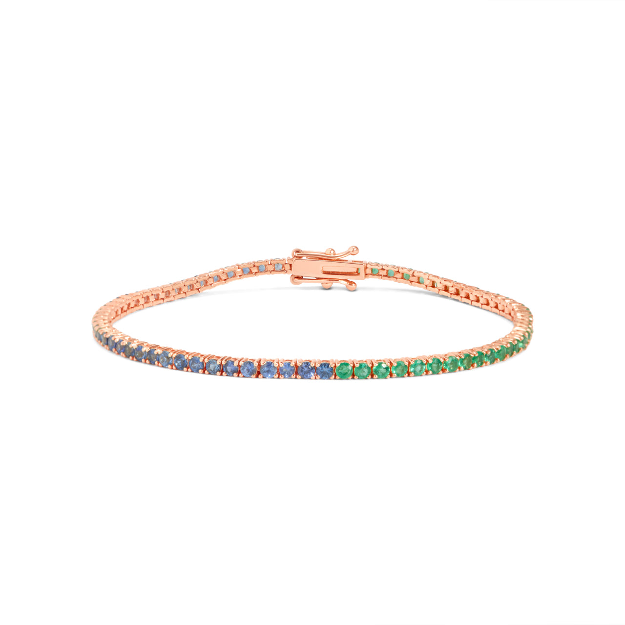 Sapphire & Emerald Tennis Bracelet