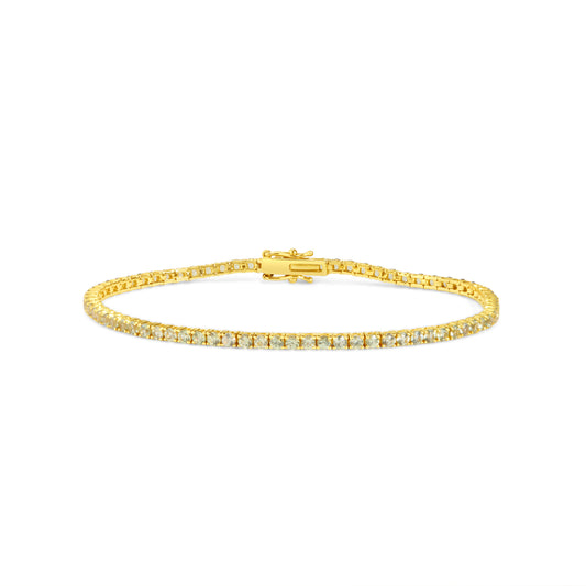 Green Sapphire Tennis Bracelet