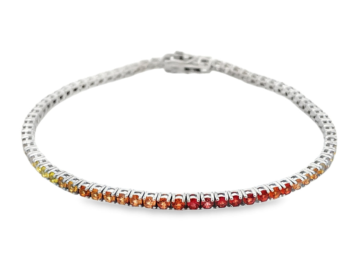 ORANGE SAPPHIRE BRACELET