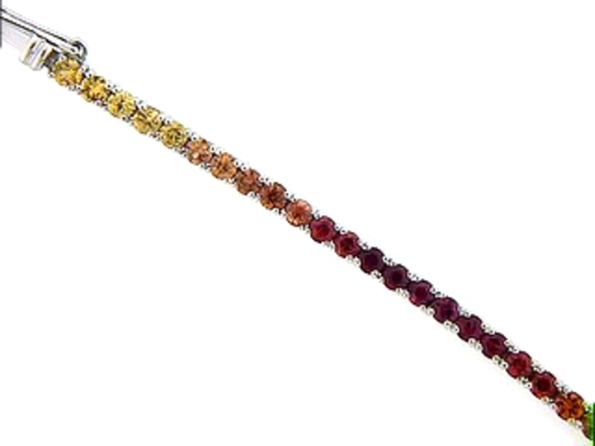 ORANGE SAPPHIRE BRACELET