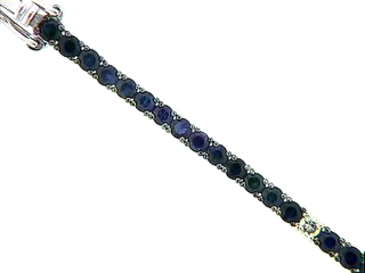 SAPPHIRE & DIAMOND BRACELET