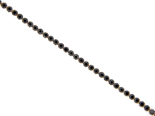 BLACK DIAMOND BRACELET, 14KY (N)