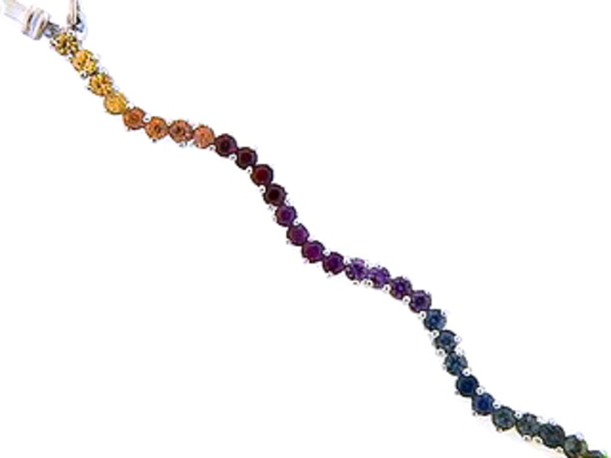 RAINBOW SAPPHIRE BRACELET