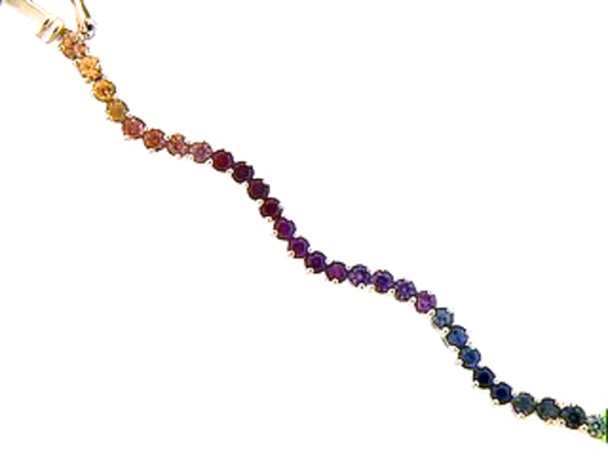 RAINBOW SAPPHIRE BRACELET