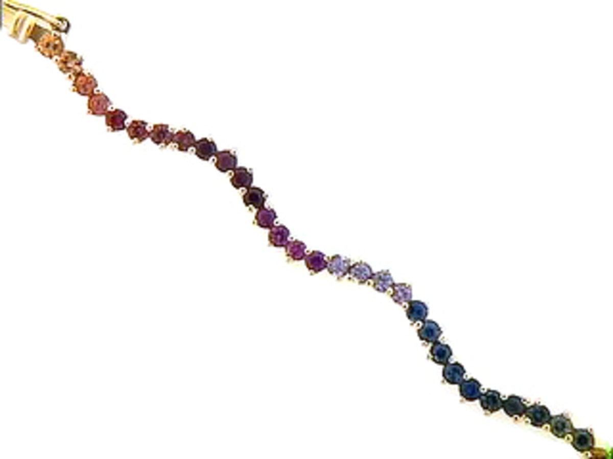 RAINBOW SAPPHIRE BRACELET