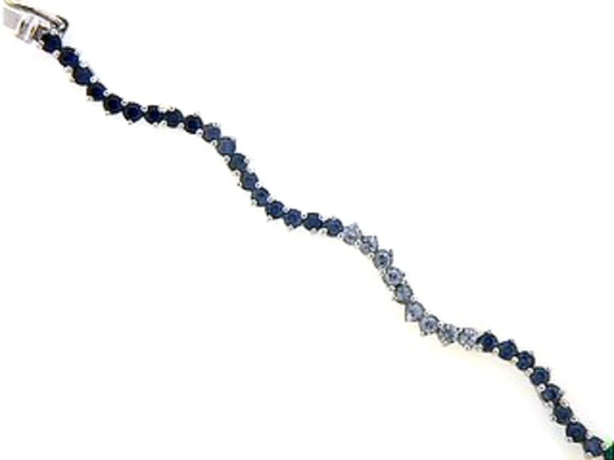 SAPPHIRE BRACELET, 18KW (H)