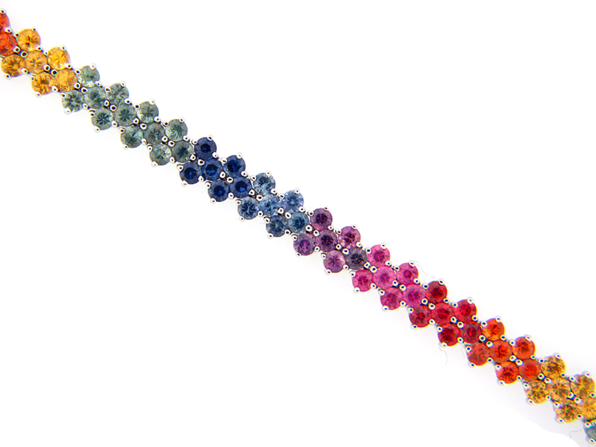 RAINBOW SAPPHIRE BRACELET