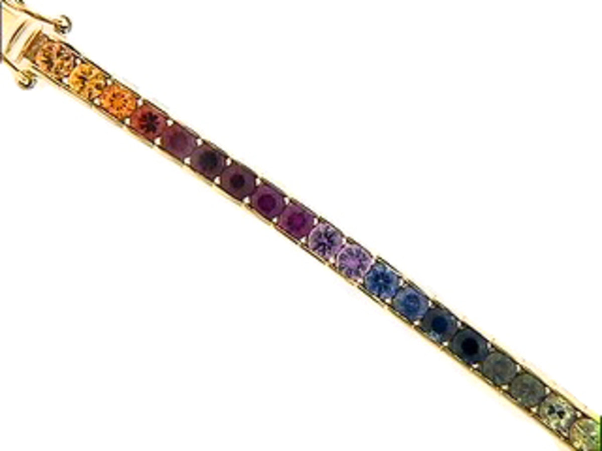 RAINBOW SAPPHIRE BRACELET