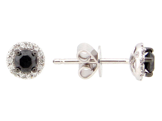 BLACK & WHITE DIAMOND EARRING