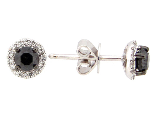 BLACK & WHITE DIAMOND EARRING