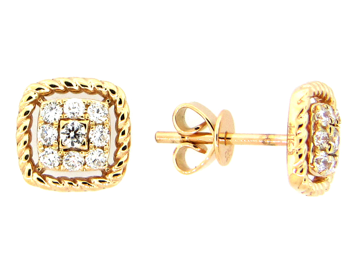 DIAMOND EARRING, 14KY (N)