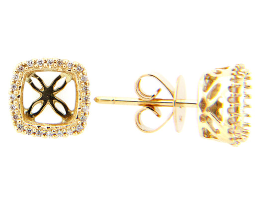 DIAMOND EARRING, 14KY (N)