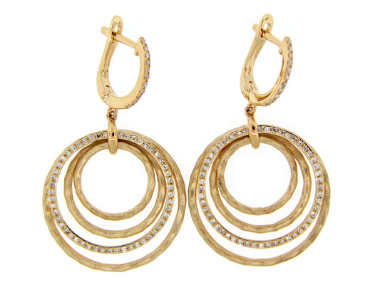 DIAMOND EARRING, 14KY (N)