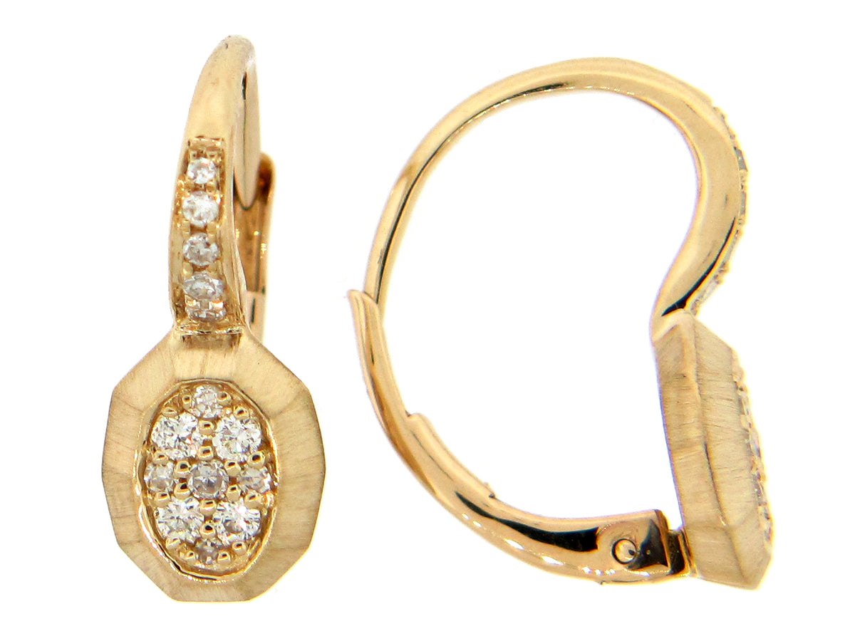 DIAMOND EARRING, 14KY (N)