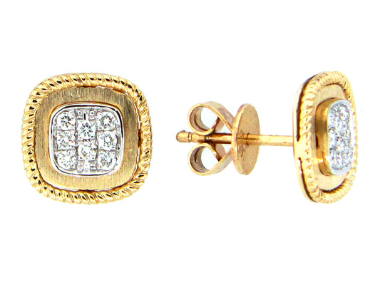DIAMOND EARRING, 14KY (N)
