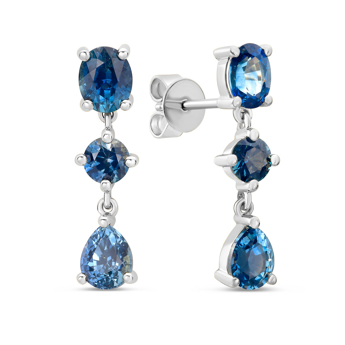 Montana Sapphire Mix Drop Earring