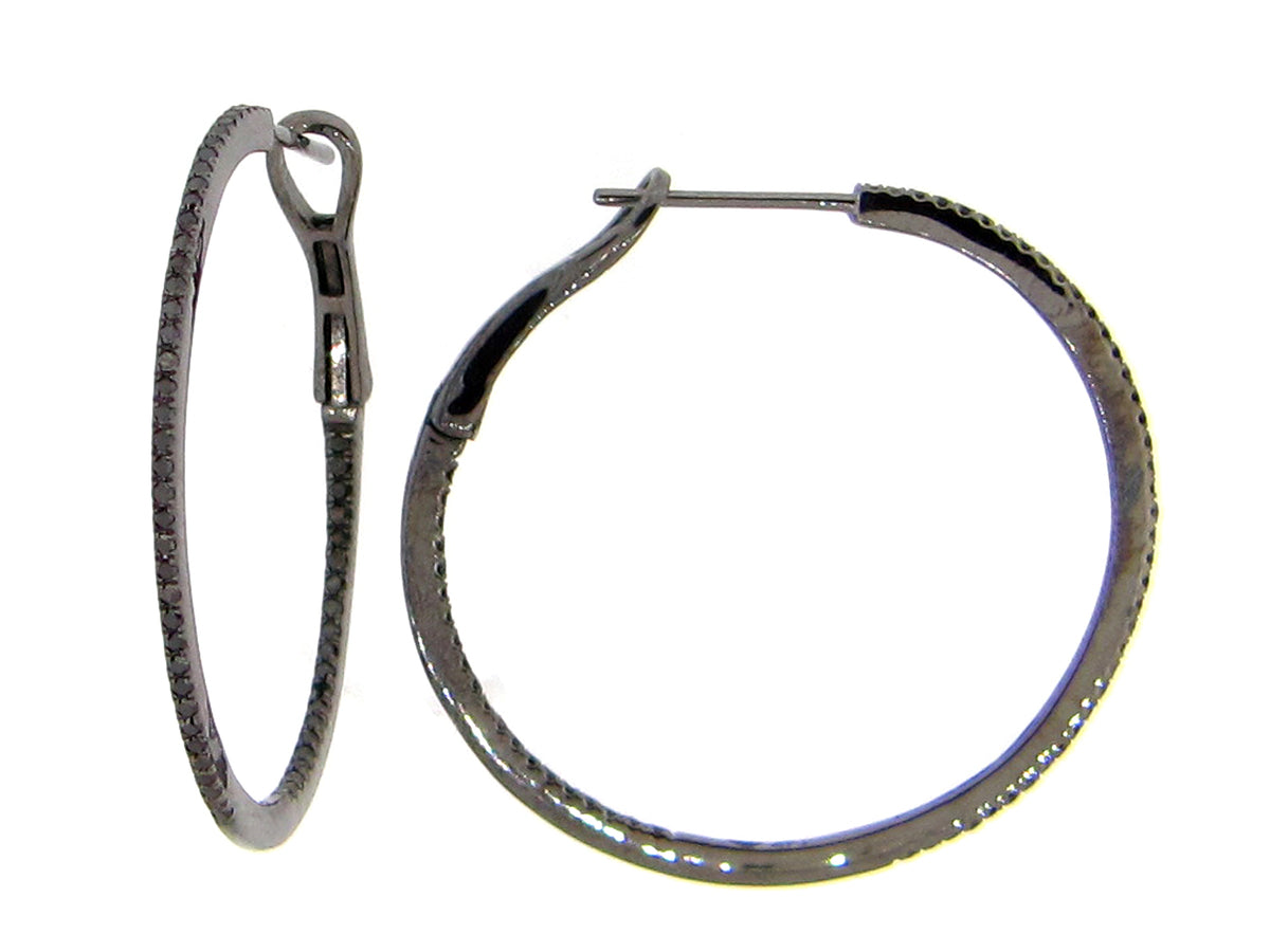 BLACK DIAMOND EARRING