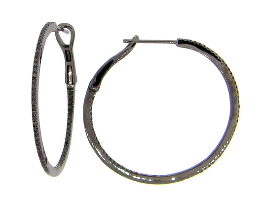 BLACK DIAMOND EARRING