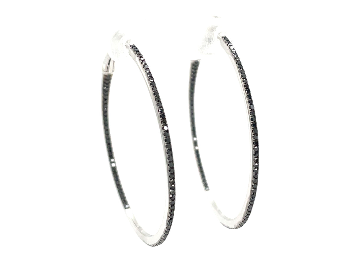 BLACK DIAMOND EARRING