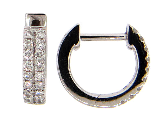 DIAMOND EARRING, 14KW (N)